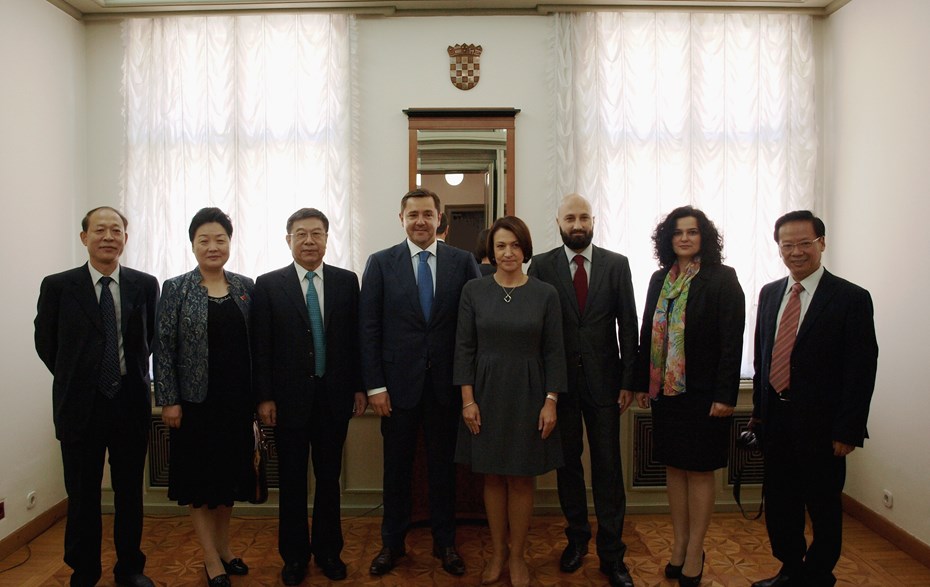 Predsjednik Gradske skupštine Grada Zagreba primio delegaciju Grada Pekinga 